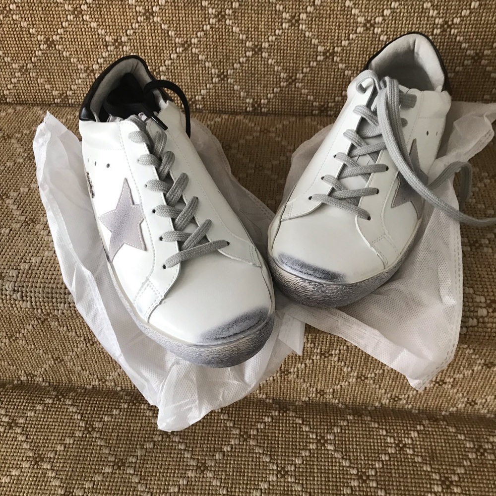 Brand new Golden Goose style sneakers.